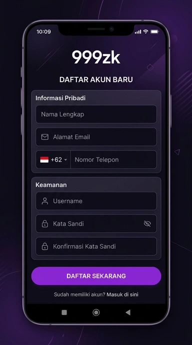 Panduan Lengkap Registrasi Akun 999zk