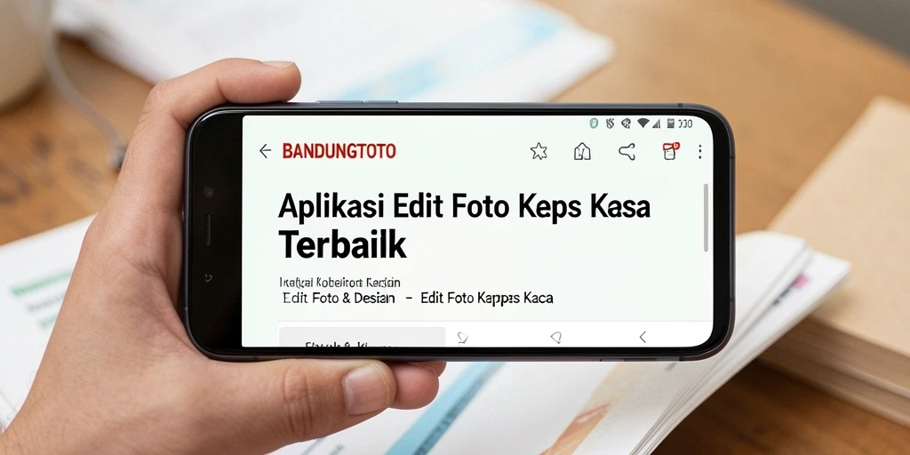 Antarmuka aplikasi BANDUNGTOTO dengan fitur Edit Foto Kertas Kaca.