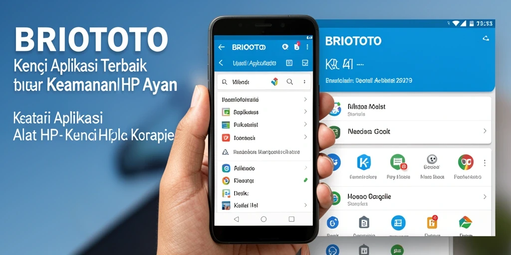Tampilan antarmuka BRIOTOTO untuk kunci aplikasi yang aman dan mudah digunakan.