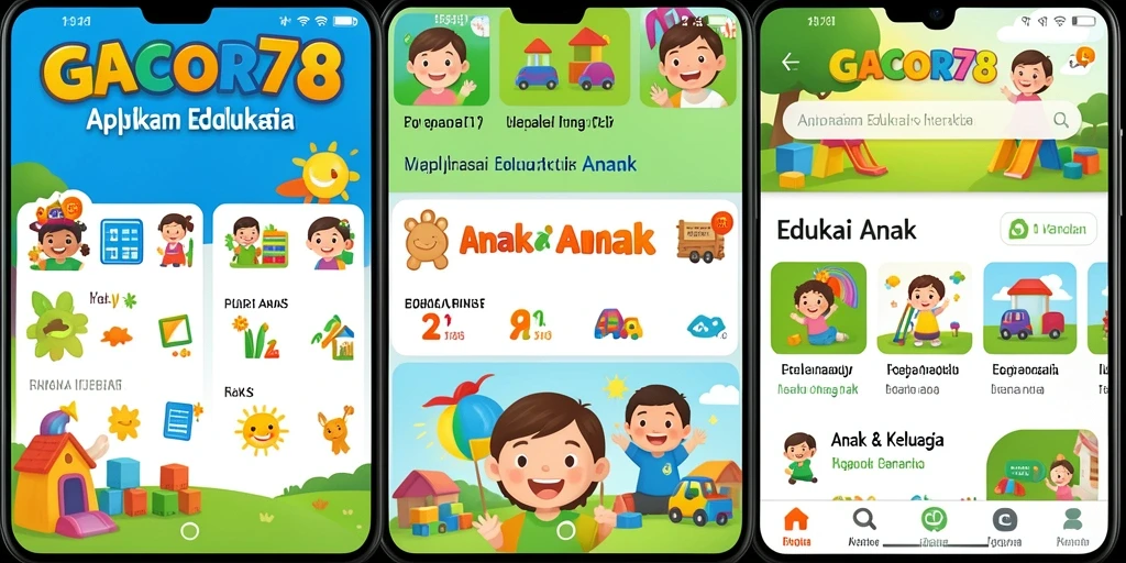 Antarmuka GACOR78 yang menyenangkan dan edukatif