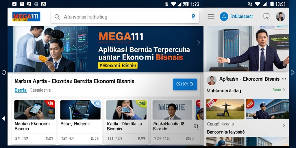 Tampilan antarmuka MEGA111 yang intuitif dan informatif.
