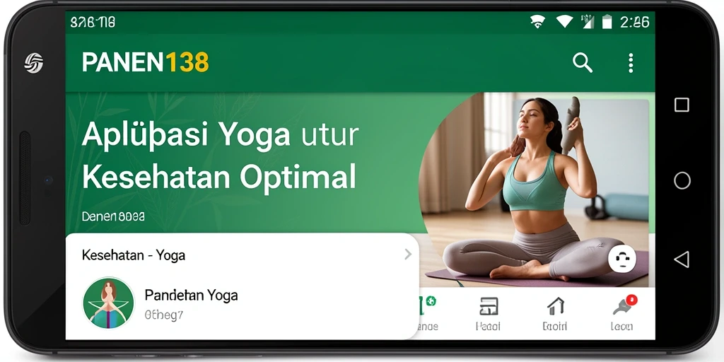 Tampilan antarmuka aplikasi PANEN138 yang menarik dan mudah digunakan.