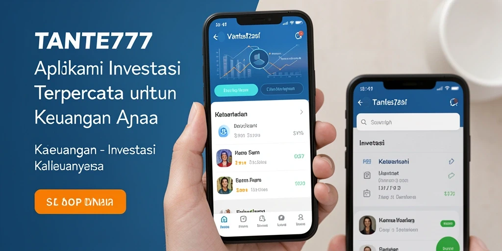 Antarmuka aplikasi TANTE777 yang ramah pengguna untuk investasi.